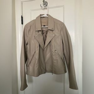 BLANKNYC Life Changer Moto Jacket Fawn XS NWT